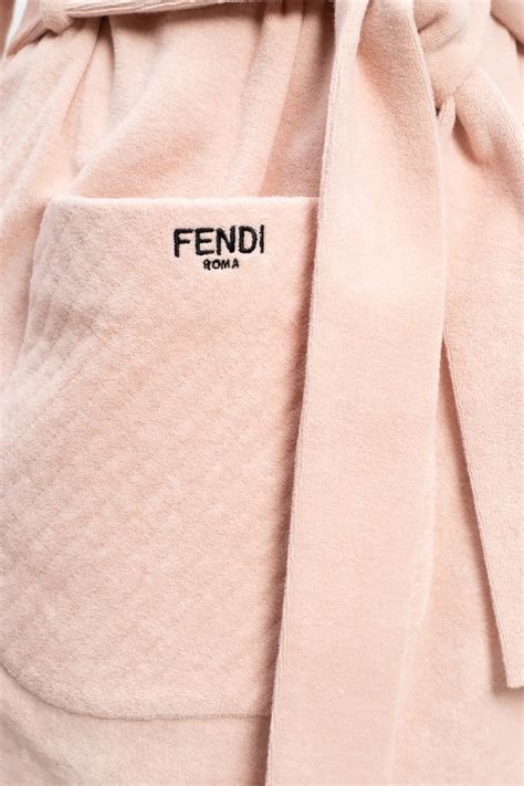 fendi chain necklace|fendi bathrobe women's.